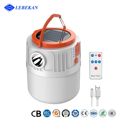  High Power Rechargeable Bulb 30W 60W IP65 LED Emergency Portable Camping Lamps Power Bank and LED Lights