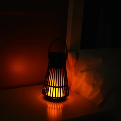 Outdoor Camping Light Flame LED Light with 5.0 Bluetooth Speaker