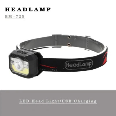  Headlamp Rechargeable Super Bright Motion Sensor Head Lamp LED Headlight