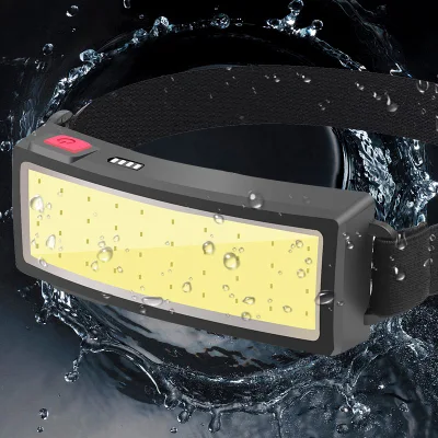 Rechargeable Headlamp COB High Bright Headlight 3 Modes Waterproof Work Light