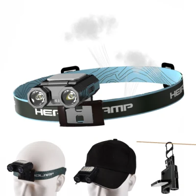  USB Rechargeable Motion Sensor LED Headlamp Headlight Outdoor