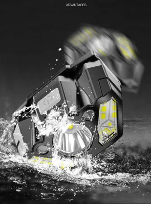  Goldmore1 Headlamp Super Bright Rechargeable Head-Mounted Strong Light Flashlight Small Convenient Night Fishing Light