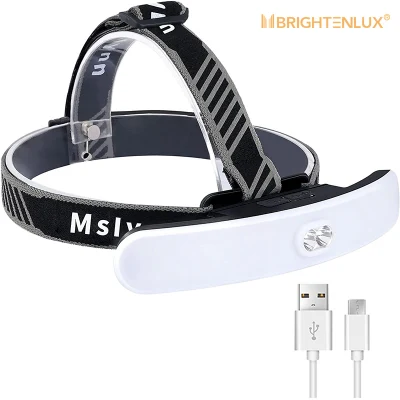 Brightenlux High Technology Portable Rechargeable Mini Waterproof Tactical COB LED Headlamp