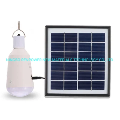 Solar LED Bulb Light Camping Light Rechargeable Bulb Solar Hanging Light with 7W Emergency Energy Saving