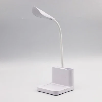 Goldmore11 USB Rechargeable Lumio LED Book Lamp with Clipboard Pen Holder Mobile Phone Bracket Folding Table Light