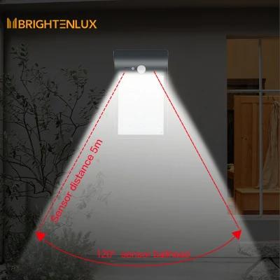 Brightenlux Wholesale Manufactures Smart Outdoor Garden Solar Light, Waterproof LED Solar Motion Sensor Light