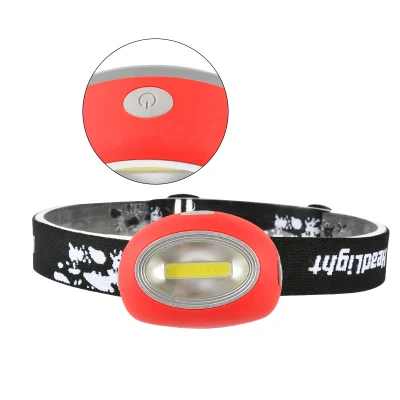  Glodmore2 Best Sale COB LED Ipx4 Waterproof 3*AAA Battery Mini Multi-Functional Outdoor Headlight Headlamp with 3 Light Modes