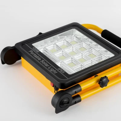 Hot Sale Outdoor USB Charging Cable Garden Camping Yard Lamp Foldable Solar Portable Flood Light