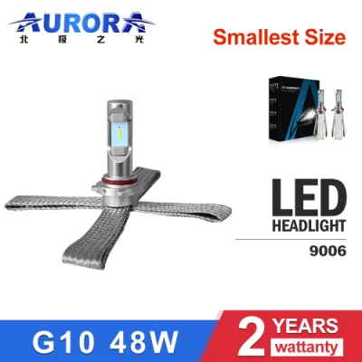 Aurora Patented Copper Braid Fin Belt Strip LED Headlight Bulb Headlamp Bulb H1 H3 H4 H7 Car Light 6500K Car LED