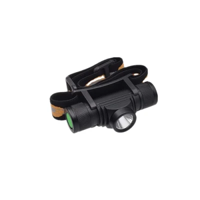USB Rechargeable Waterproof LED Dual Light Source Hiking Hiking Camping Head Lamp Outdoor Night Fishing Running Sensor Strong Bald Lamp