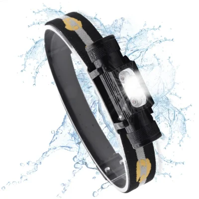  Strong Bald Head Lamp Night Fishing Lamp Rechargeable Outdoor Sport Cross-Country Running Mountaineering Headlamp