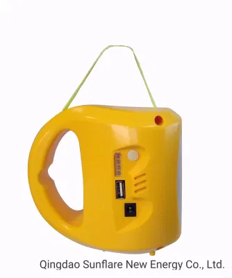 4500mAh Battery LED Solar Lamp with Mobile Phone Chargers for Emergency/Camping or Reading