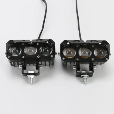 New 3 Projector Lens Car Spare LED Headlight Accessories Three-Eyes Spotlight Headlight Easy Installation