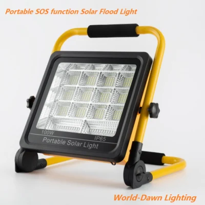  Hot Sale Outdoor USB Charging Cable Garden Camping Yard Lamp Foldable Solar Portable Flood Light