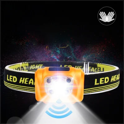  USB Rechargeable Headlight/Waterproof Sensor Headlamp