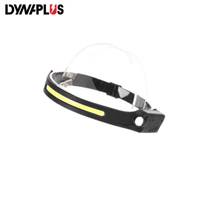  USB Rechargeable Wave Sensor Silicone COB LED Headlamp