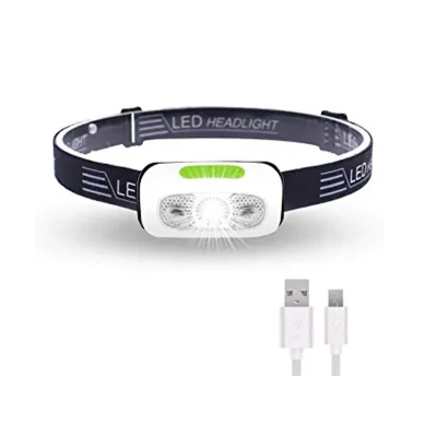  Helius 500 Lumens Sensor Fishing Hiking Outdoor Rechargeable Waterproof LED Running Headlamp