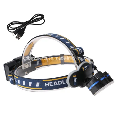  Wholesale High Lumen Outdoor Emergency Inspection Headlamp with Flashing Function Bright USB Rechargeable LED Work Headlight Portable Headtorch