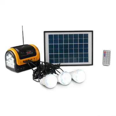 Solar Powered Small System with Bluetooth Radio Lighting Listening to Radio Outdoor Camping Car Maintenance Lights