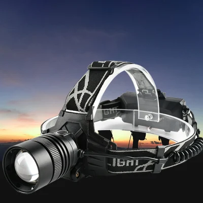 Brightenlux New Design Aluminium Alloy 500 Lumen Zoomable Rechargeable Mining Battery Camping Whaterproof COB LED Headlamp