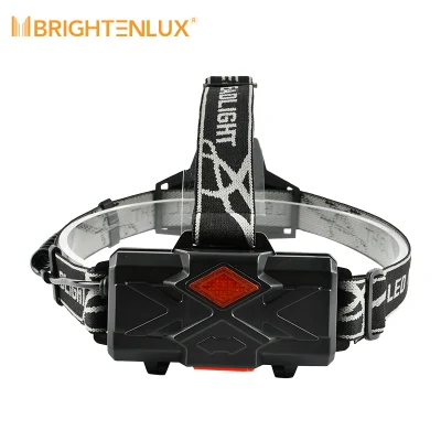 Brightenlux New Design Aluminium Alloy 500 Lumen Zoomable Rechargeable Mining Battery Camping Whaterproof COB LED Headlamp