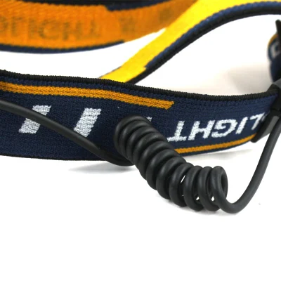  Goldmore9 Ultra Bright USB Rechargeable Waterproof 8 Modes 6 LED Headlight with White Red Lights Headlamp for Outdoor