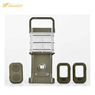  Easy Hanging Camping Light with Bluetooth Speaker in Eco-Friendly Material