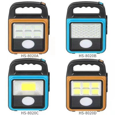  Waterproof LED Home Emergency Light Outdoor &amp; Indoor USB Rechargeable Solar LED Work Light with LED Light