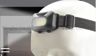 Wholesale 110 Lumen Head Torch Lamp 3 Lighting Modes Head Torch Light 3W COB LED Mini Headlight Battery Operated LED Headlamp