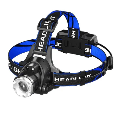 Waterproof Motion Sensor Super Bright Zoomable USB Rechargeable LED Headlamp