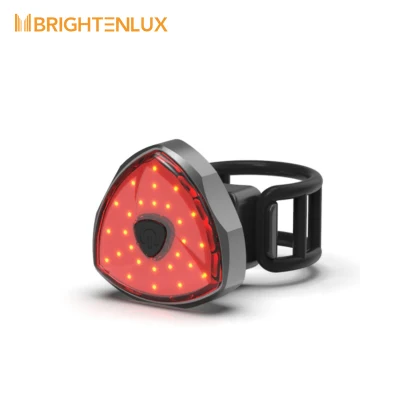 Brightenlux Factory 2021 Logo Printing USB Rechargeable 60 Lumen Ipx6 Waterproof COB LED Bike Tail Light for Riding
