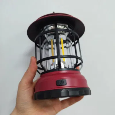 New Outdoor Retro Horse Lamp COB Camping Lamp Hanging Camp Lights Portable Emergency LED Flash Lighting