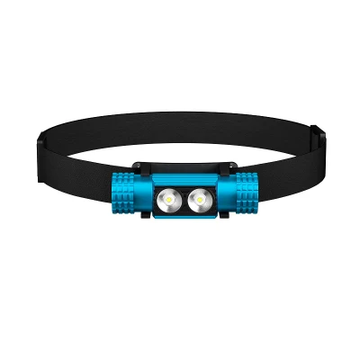 USB Rechargeable Waterproof LED Dual Light Source Hiking Hiking Camping Head Lamp Outdoor Night Fishing Running Sensor Strong Bald Lamp