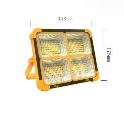 LED Glare Flashlight Solar Rechargeable Work Light Outdoor Portable Emergency Camping Searchlight
