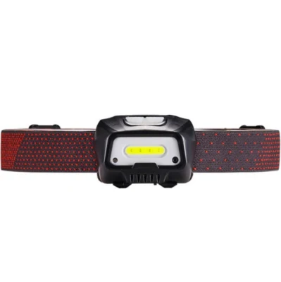  3.7V 1200mAh Outdoor Emergency Camping Hunting Head Torch Lighting Portable 3W COB Headlight Red Flashing Rechargeable LED Headlamp