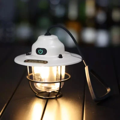 Outdoor Lighting Camping USB Rechargeable Retro Horse Lamp Atmosphere Tent LED Light