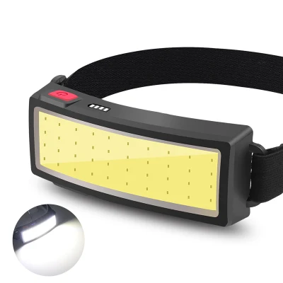 Rechargeable Headlamp COB High Bright Headlight 3 Modes Waterproof Work Light