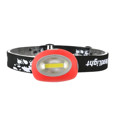  Brightenlux New Kid Design 3 Modes 3*AAA Dry Battery Comfortable Portable Waterproof Mini COB LED Outdoor Headlamp