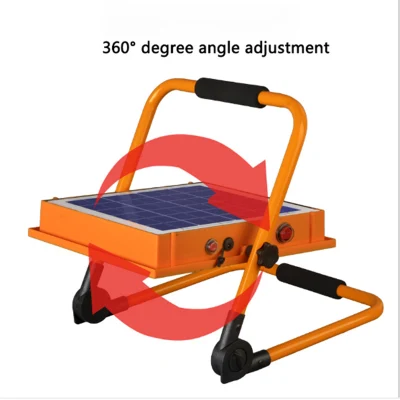  100W Foldable Solar LED Portable Camping Emergency Waterproof IP65 50W Travel Outdoor Light Wyz15141