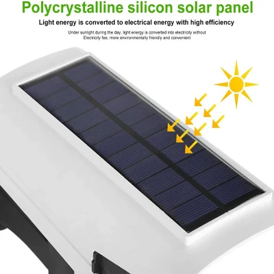 Brightenlux Hot Sale Ipx4 Waterproof Technology-Controlled Lighting Solar Energy Sensor Wall Lamp with 3 Light Modes