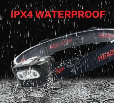 Portable Waterproof Hunting Working LED Headlamp with AAA Battery