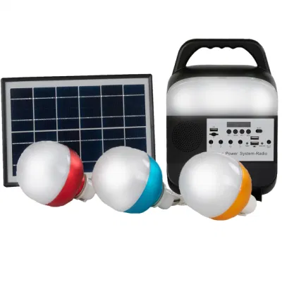  New Camping Home Emergency Outdoor Bluetooth Audio Solar Small System Solar Power Station Solar Lights