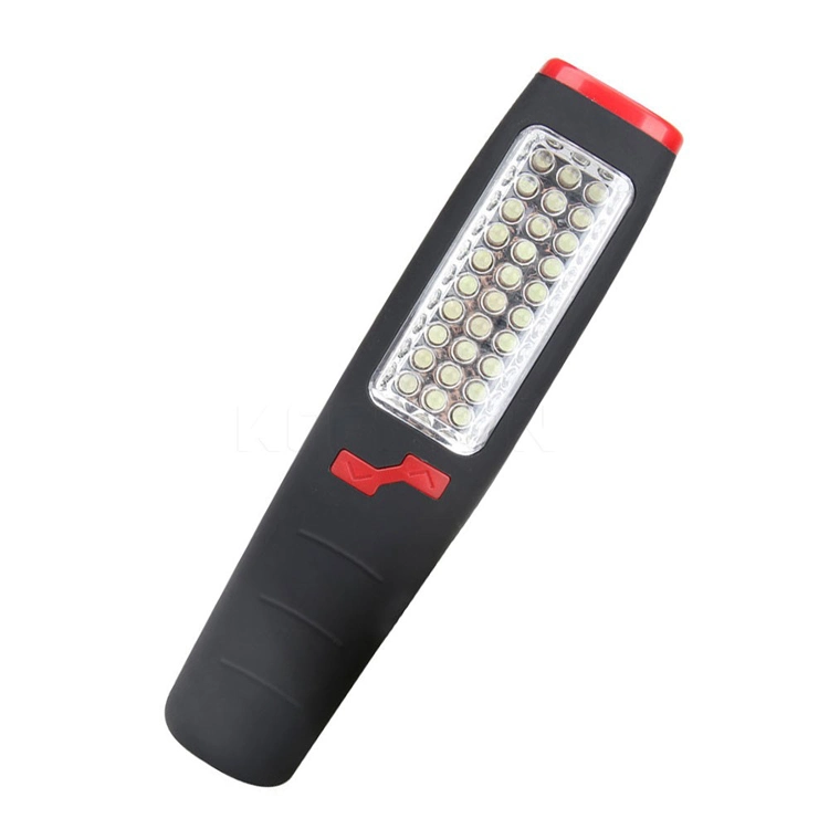 Portable Car Outdoor Repair Camping Flashlight 30+7 LED Work Light with Magnetic and Hook for Emergency, Camping