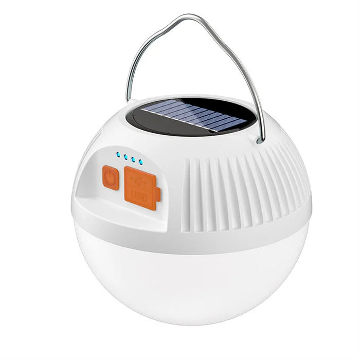 New Solar LED Outdoor Light Camping Portable Tent Light USB Charging Mushroom Camping Lights