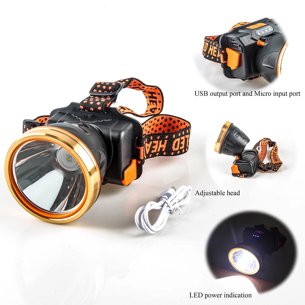 Yichen 300 Lumen USB Rechargeable Motion Sensor LED Headlamp with Strong Light