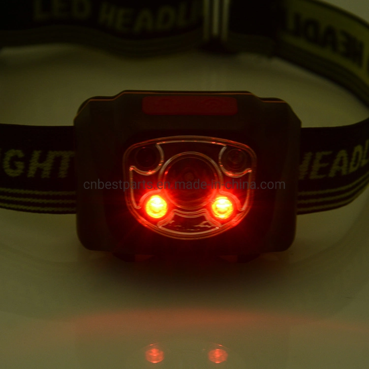 Ultra Bright Hunting LED Headlamp with White and Red LED