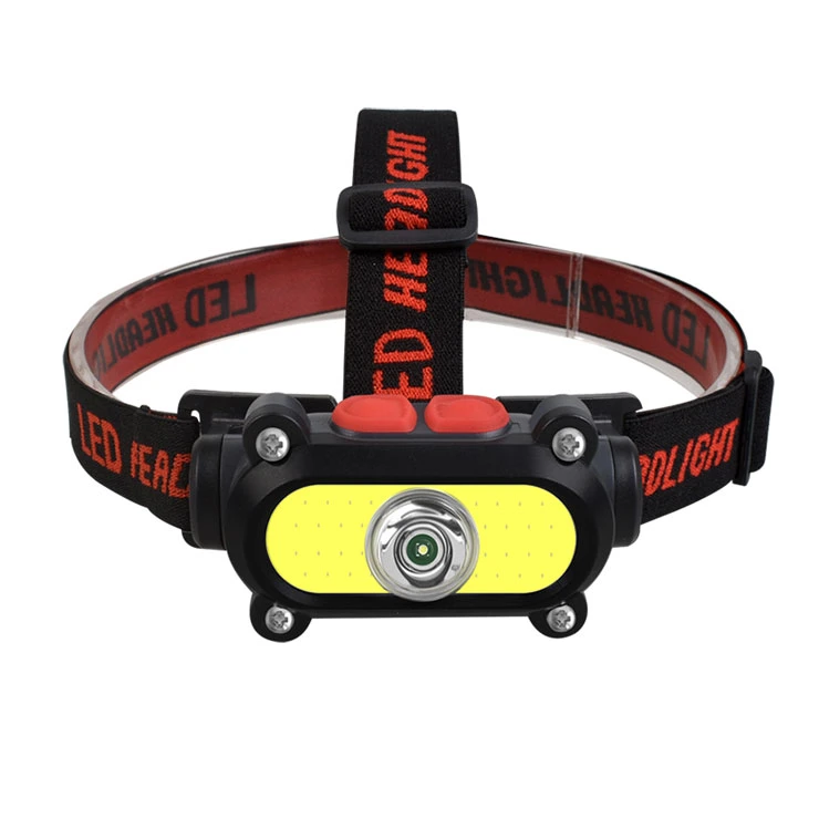 Multi-Speed Dimmable Double Switch Headlamp Brightness Waterproof USB Rechargeable Headlamp