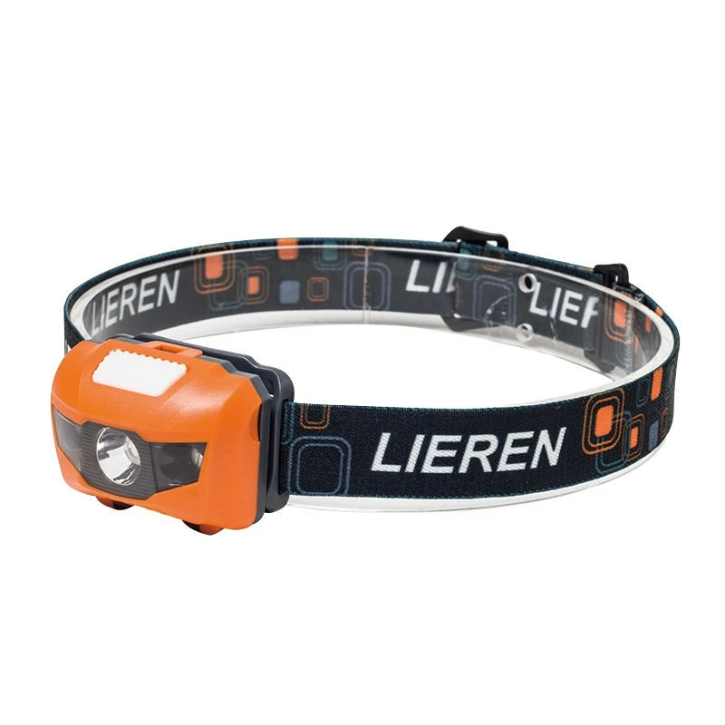 High Power Mini Safety Headlamp with 3W+2red LED Outdoor Camping Headlight