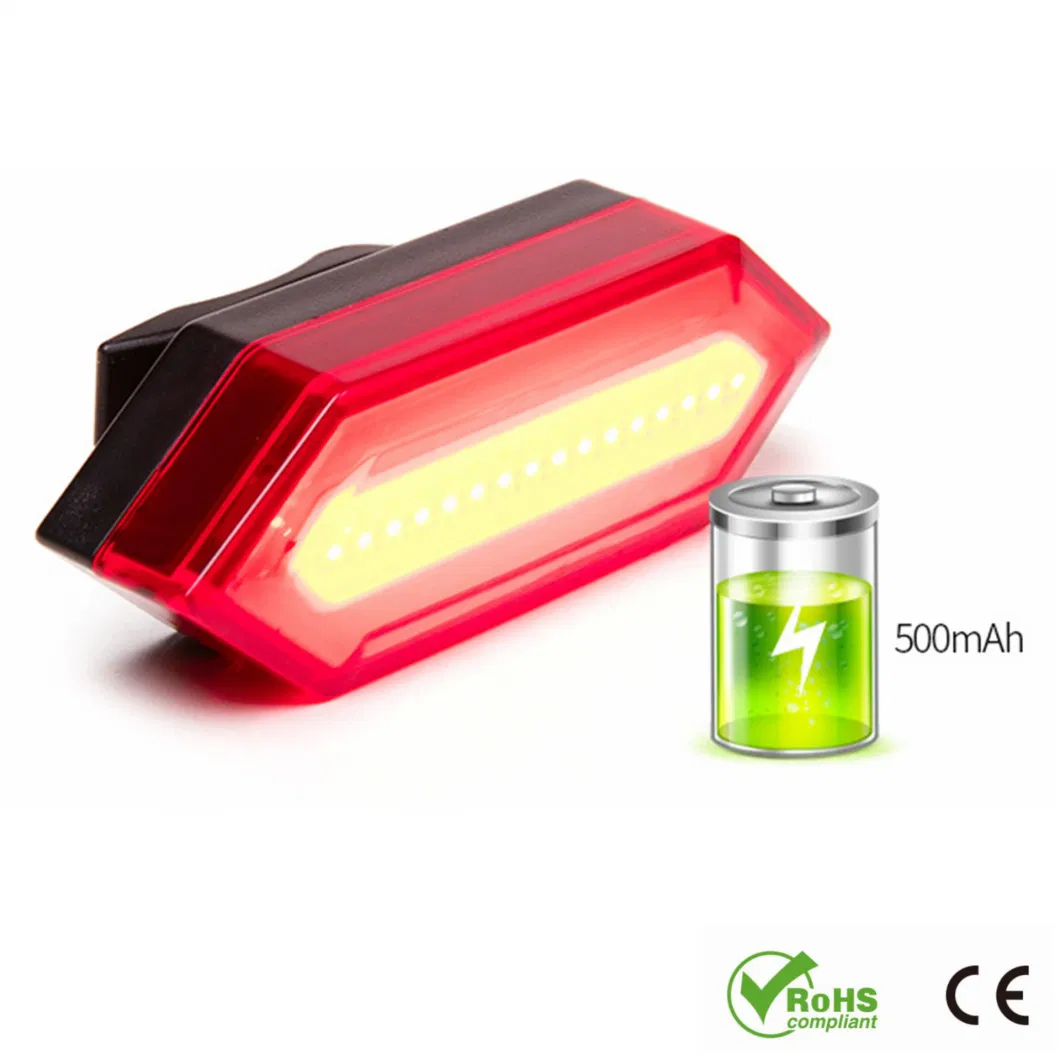 Cyclingtail Light Rechargeable 3W COB Bike Taillight Bicycle Rear Light