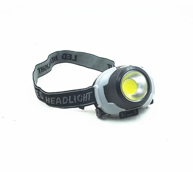 Goldmore9 Hot Sell LED Headlamp in ABS Material Dry Battery Powered Small Light and Portable